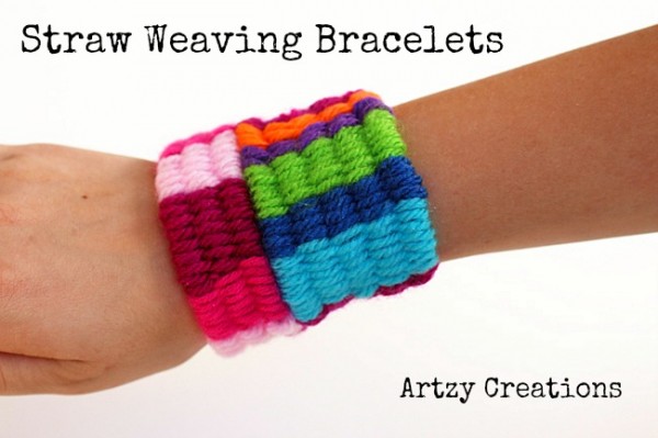 Straw Weaving Bracelets via Design Dazzle