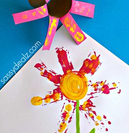 Lovely Flower Stamp Art Lovely Flower Stamp Art